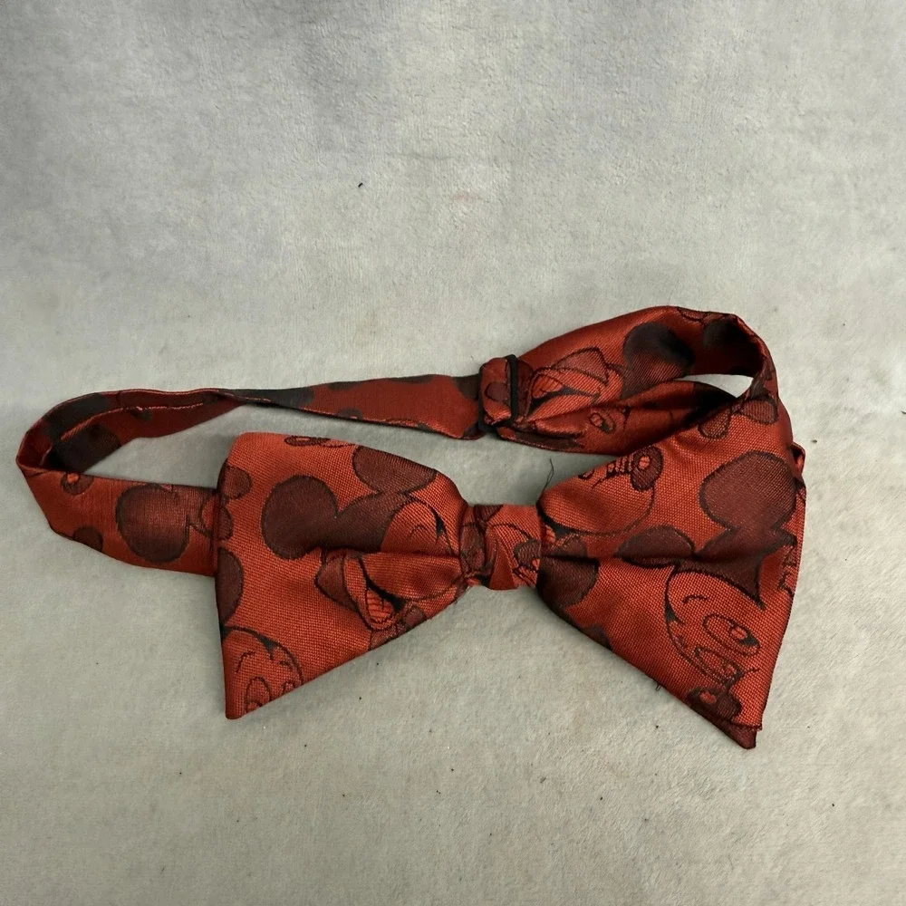 Balancine Accessory Set Mens One Size Red Mickey Mouse Cummerbund‎ Bow Tie USA